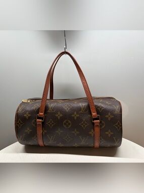 Louis Vuitton Vintage Monogram Papillon 26 Barrel Bag